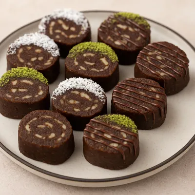 رولت خرما و گردو