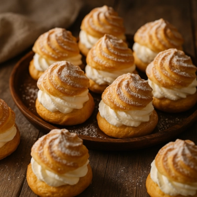 طرز تهیه نون خامه ای