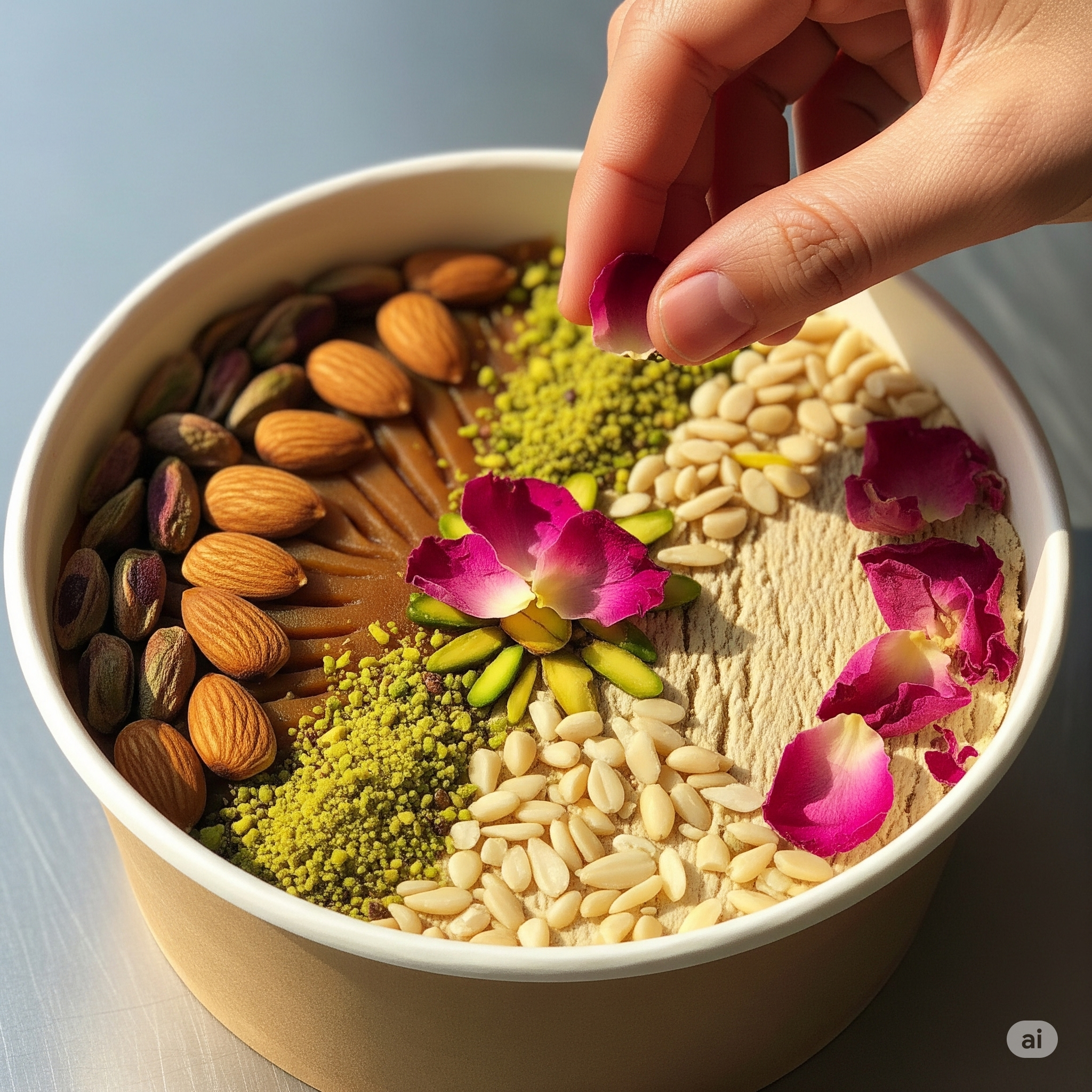 نکات مهم برای تزیین حلوا در ظروف یکبار مصرف