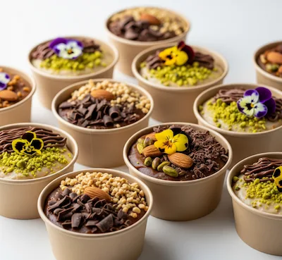 تزیین حلوای تک نفره