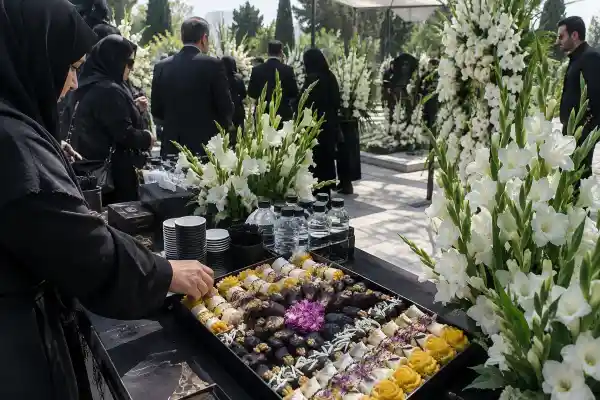 پذیرایی سر خاک